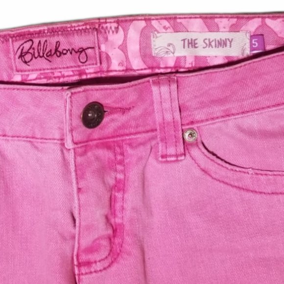BILLABONG Acid Wash "The Skinny" Jeans (Size 5) - Picture 6 of 12